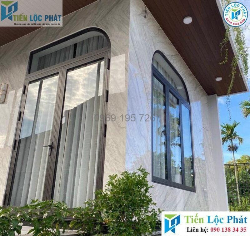 Thi công đá mặt tiền