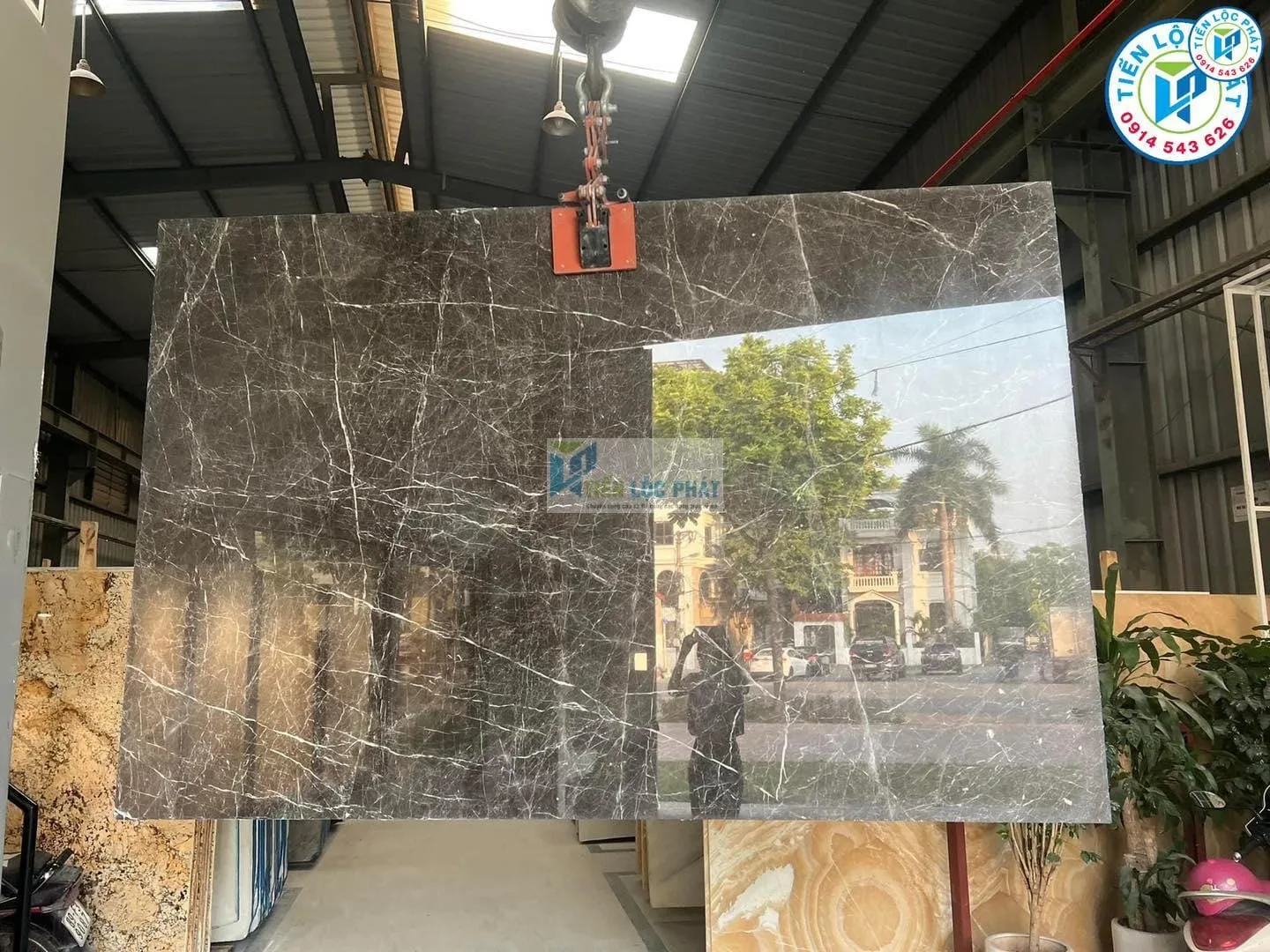 Đá Marble Xám Ý
