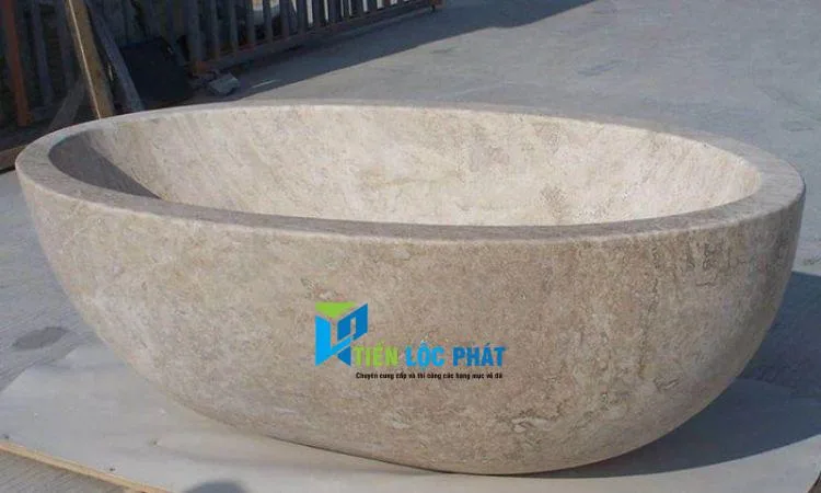Bồn Tắm Đá Travertine