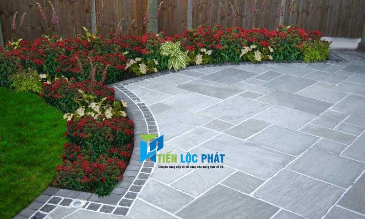 đá lát sân vườn chống trơn