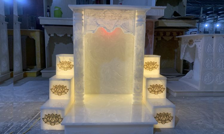 giá bàn thờ ông địa bằng đá hoa cương