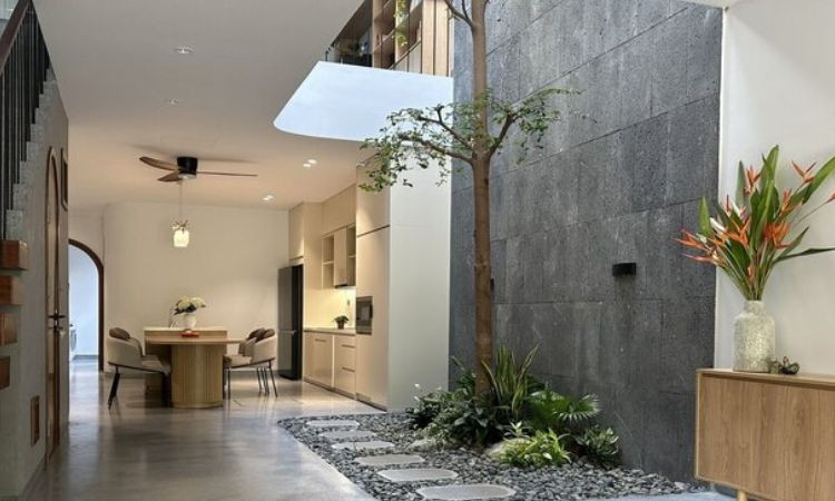 đá tự nhiên ốp giếng