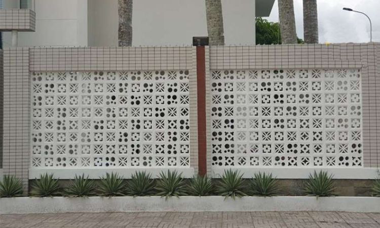 Ứng dụng của gạch bông gió bê tông