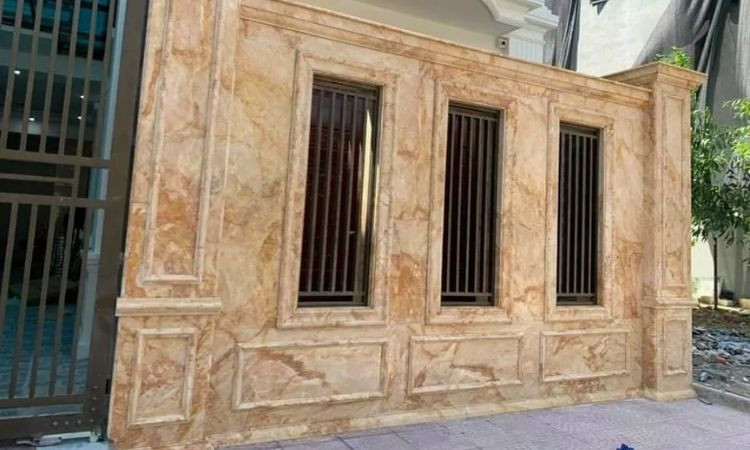 Có nên ốp đá mặt tiền nhà không?