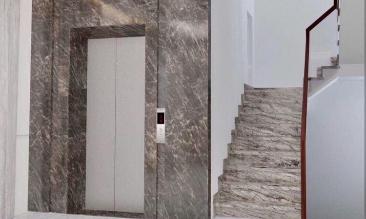 Đá Granite ốp thang máy 