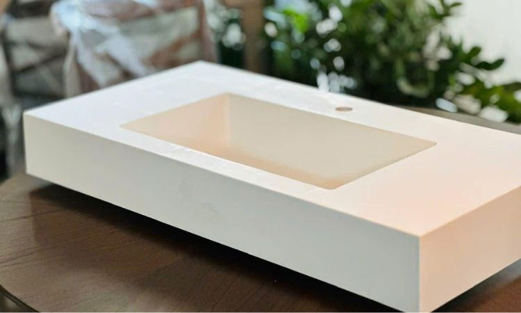 Bàn đá lavabo treo tường