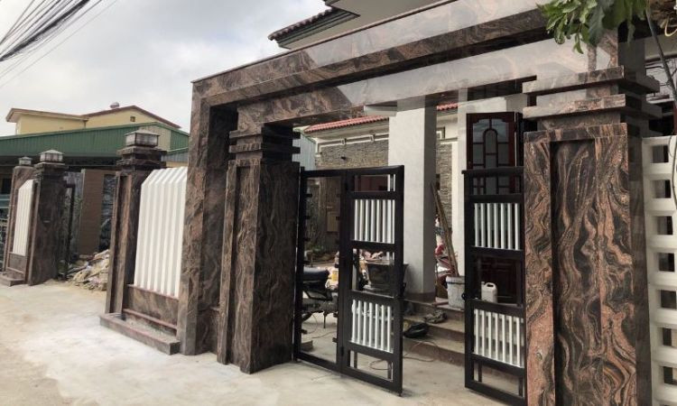 đá ốp trụ cổng