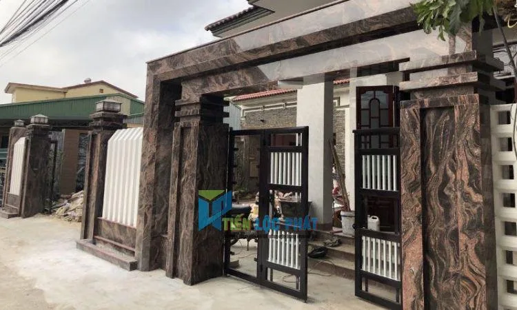 đá ốp trụ cổng