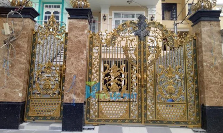 Quy trình thi công ốp đá trụ cổng