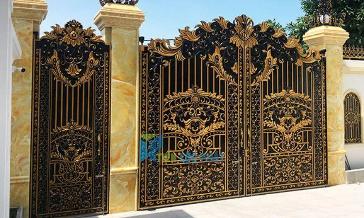 Cách ốp đá trụ cổng