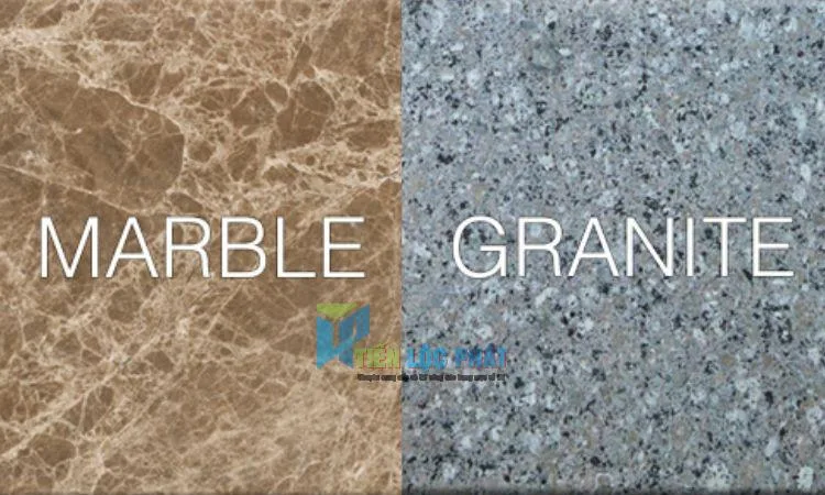 So sánh đá cẩm thạch và đá hoa cương