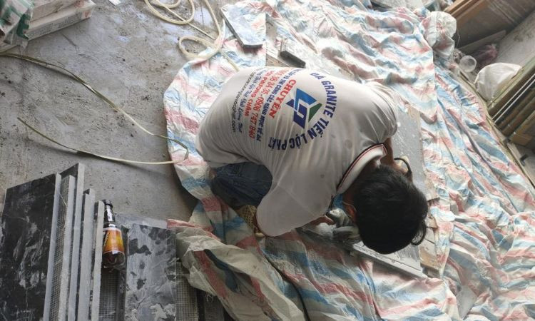 thi công đá hoa cương