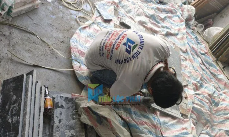 thi công đá hoa cương
