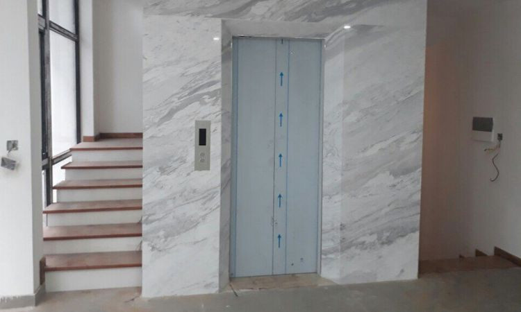 ốp đá thang máy