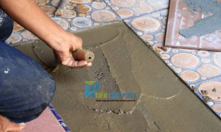 Lát gạch nền cần bao nhiêu xi măng