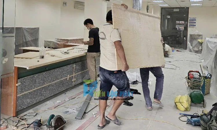 Thi công đá hoa cương Quận 12