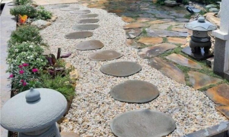 đá thớt sân vườn