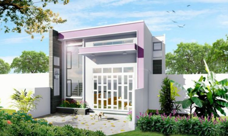 Kỹ thuật đắp mặt tiền nhà cấp 4 nhà ống