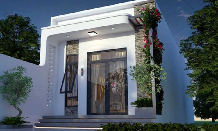 Kỹ thuật đắp mặt tiền nhà cấp 4 nhà ống