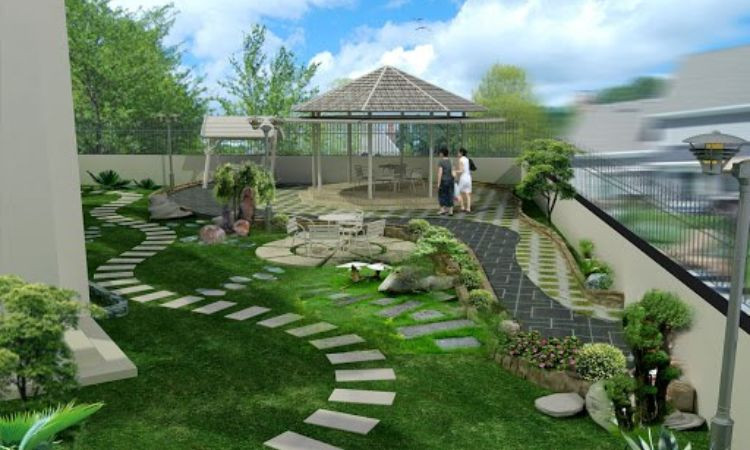 cảnh quan sân vườn