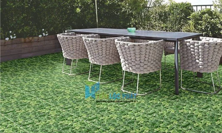 Gạch họa tiết sân vườn