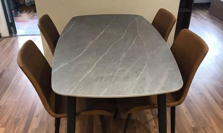 bàn ăn mặt đá Ceramic