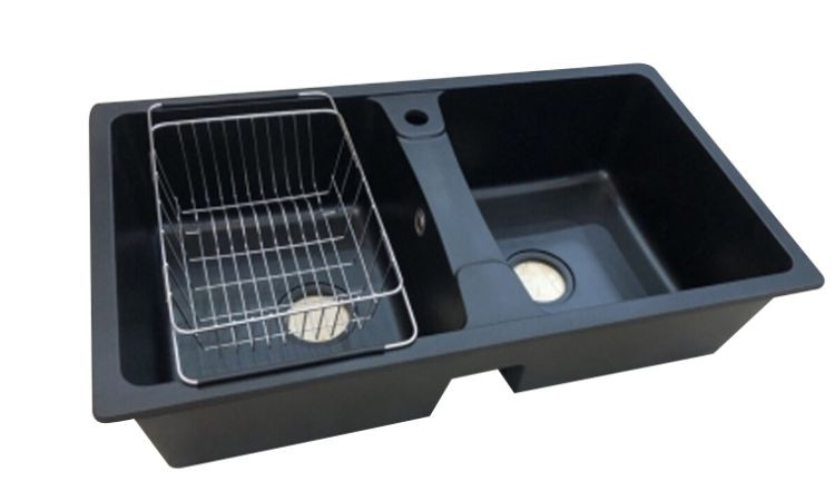 Chậu rửa chén đá granite 2 hộc Homaya CĐ05