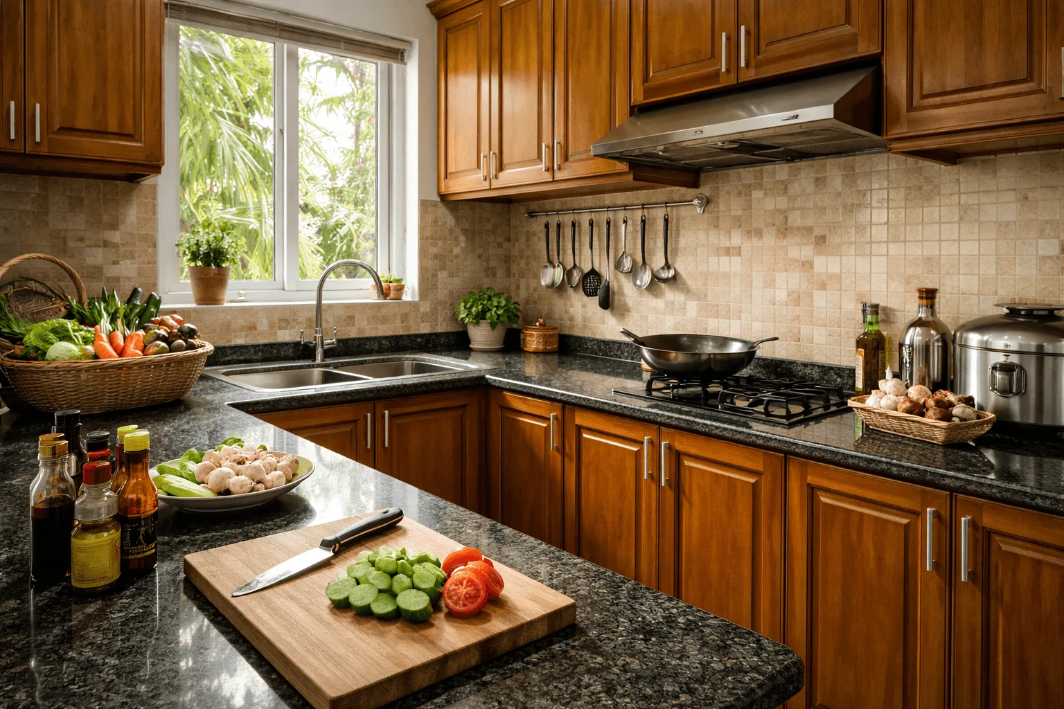 Đá Tự Nhiên Ốp Bếp: Giải Pháp Bền Vững Cho Không Gian Nấu Nướng