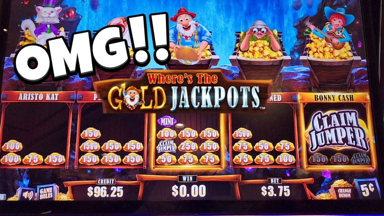 I Hit Every Bonus on the NEW Where's The Gold Jackpots Slot Machine in ...