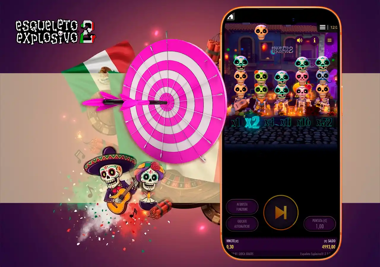 Esqueleto Explosivo 2: gratis e con soldi veri 💸 nei casinò online