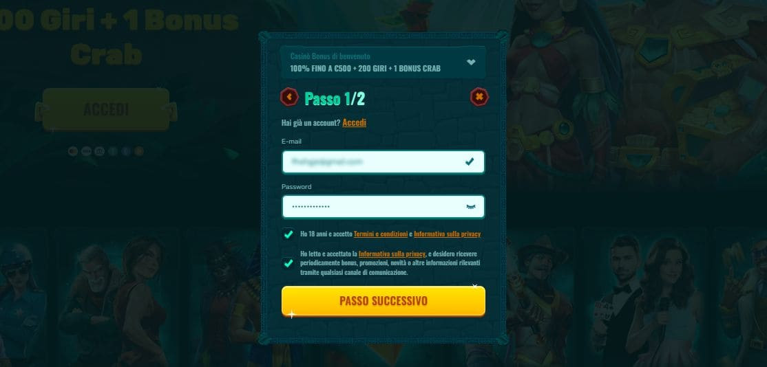 Spinanga Casino | Login e registrazione veloci per tutti gli italiani
