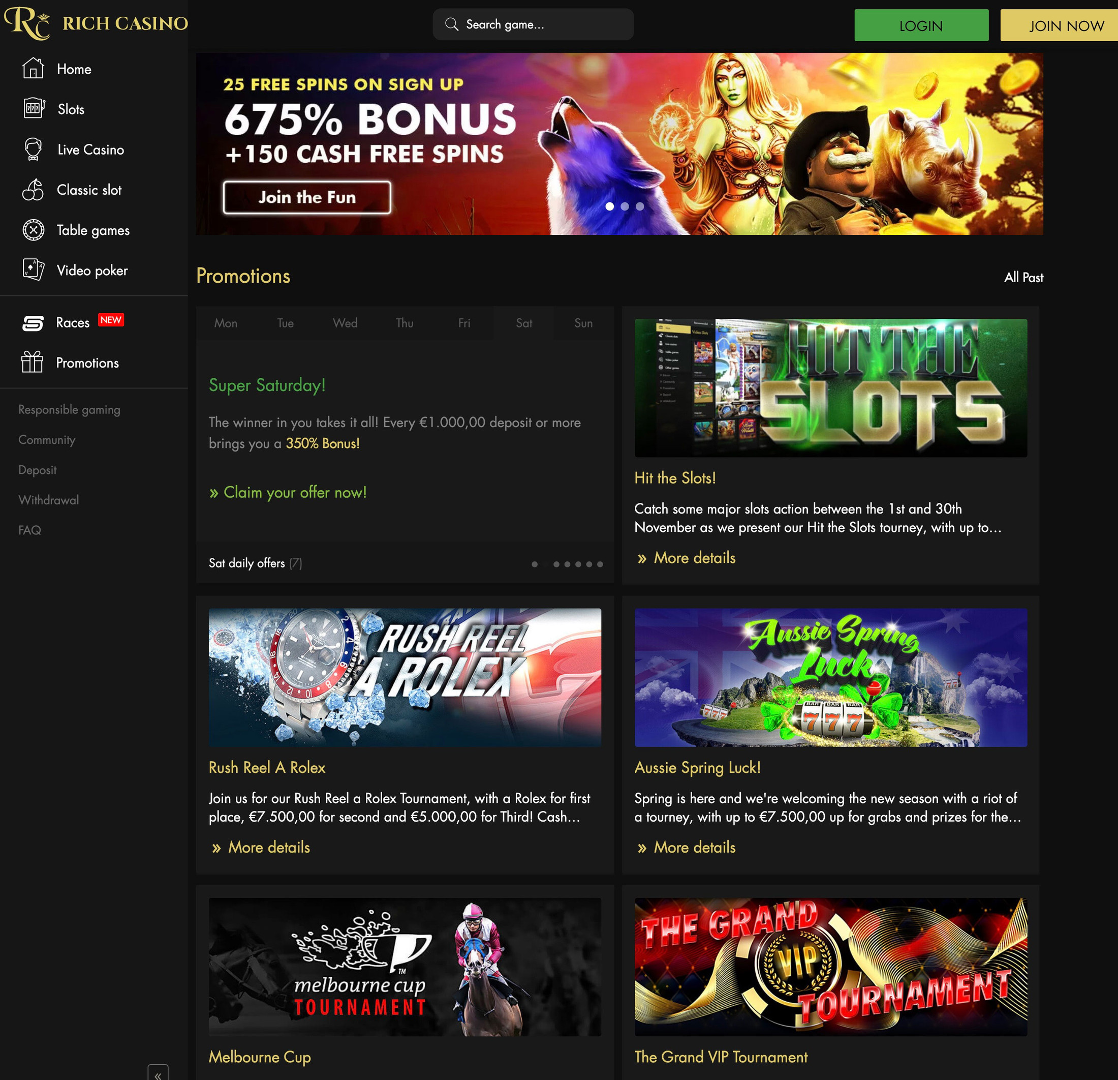 Rich Casino Review ️ Get 400% bonus!