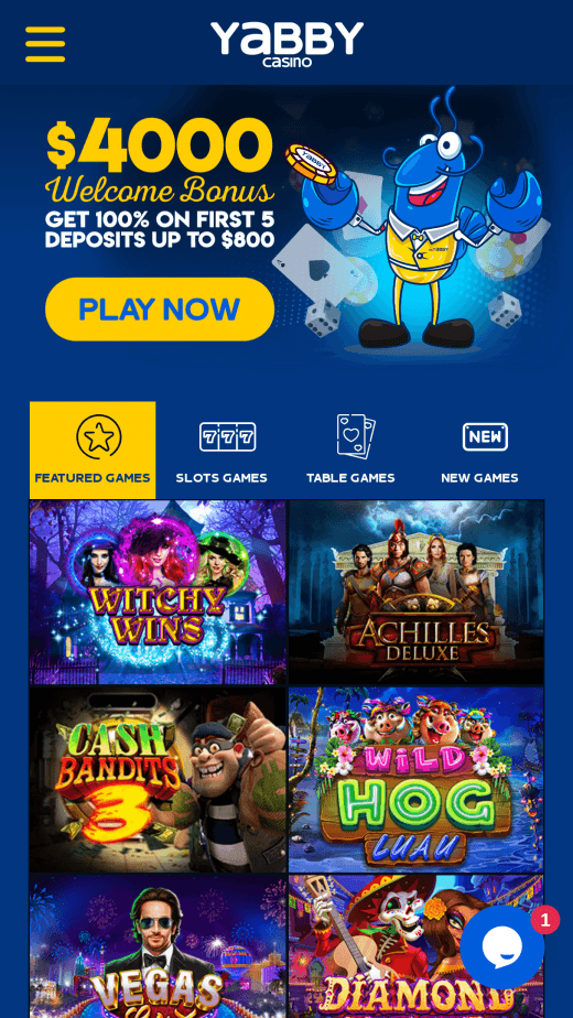 Yabby Casino mobile - Download App for Android & iPhone