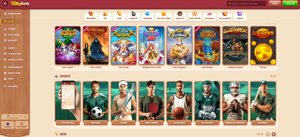 BillyBets Casino 🎯 Grab your 200FS + up to A$750