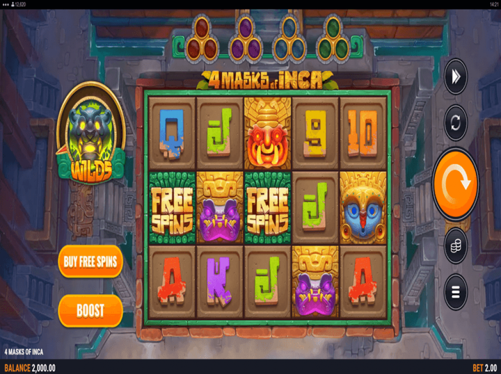4 Masks of Inca (Foxium) Slot Review + Free Demo 2024 🎰