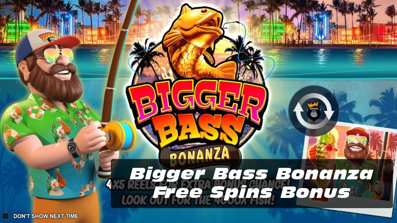 BIG Catch on Bigger Bass Bonanza Slot Game Free Spins Bonus - YouTube
