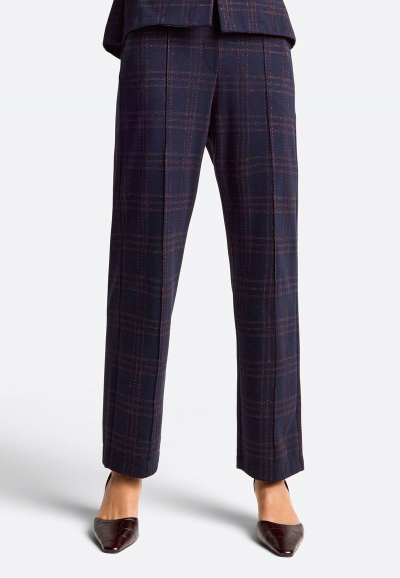 Rich & Royal - Spodnie materiałowe/granatowy - Zalando.pl
