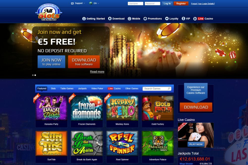 All Slots Casino offers a convenient approach to playing the best ...