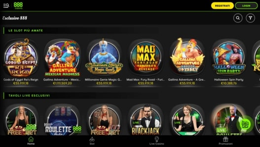 Recensione 888 Casinò Online | Ottieni 88 Free Spins Subito!