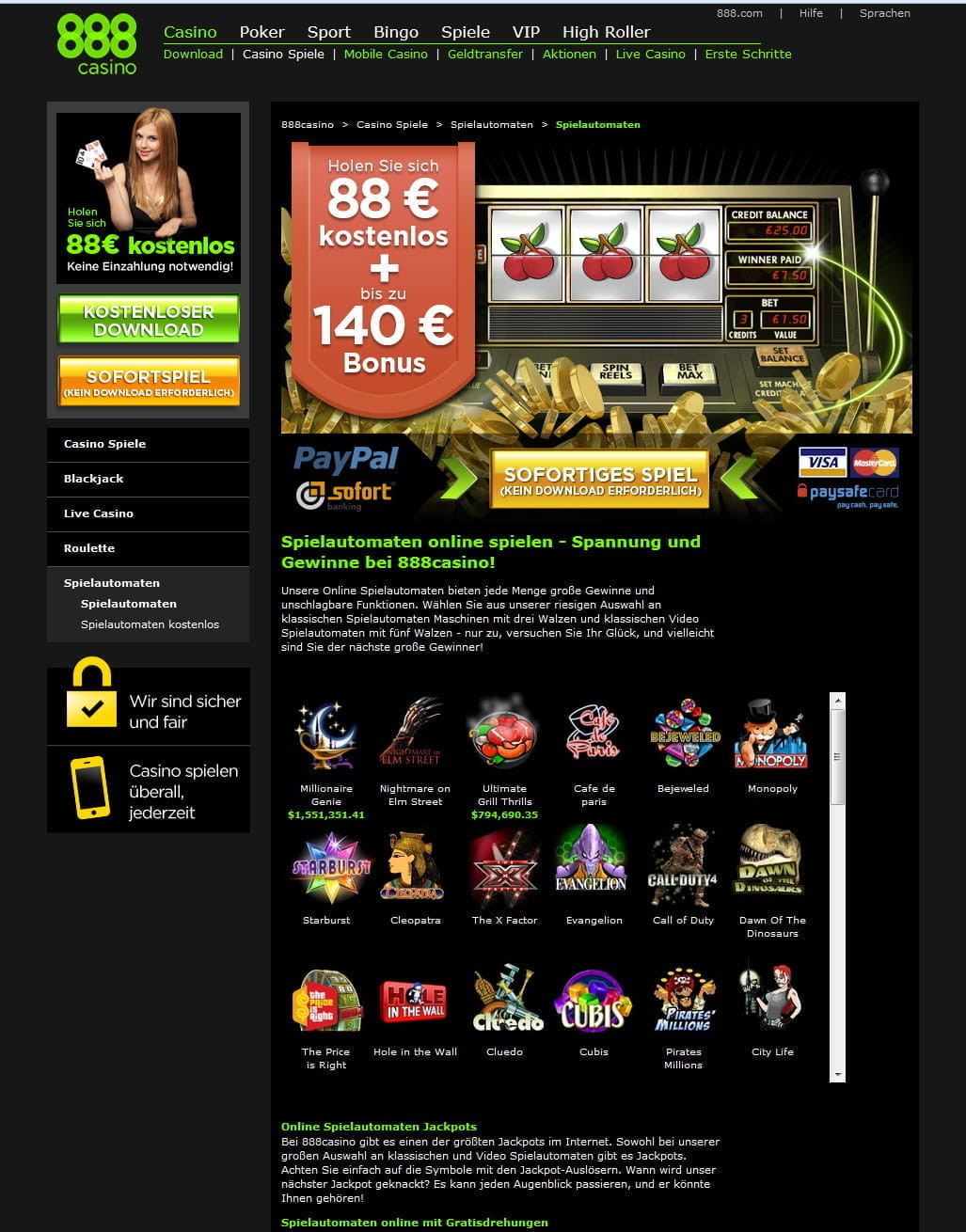 888 Casino Willkommensbonus – die Software und Spielauswahl