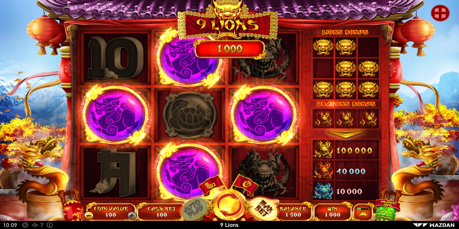 9 Lions Slot 🎰 review | Play for Fun [TOP10 casino]