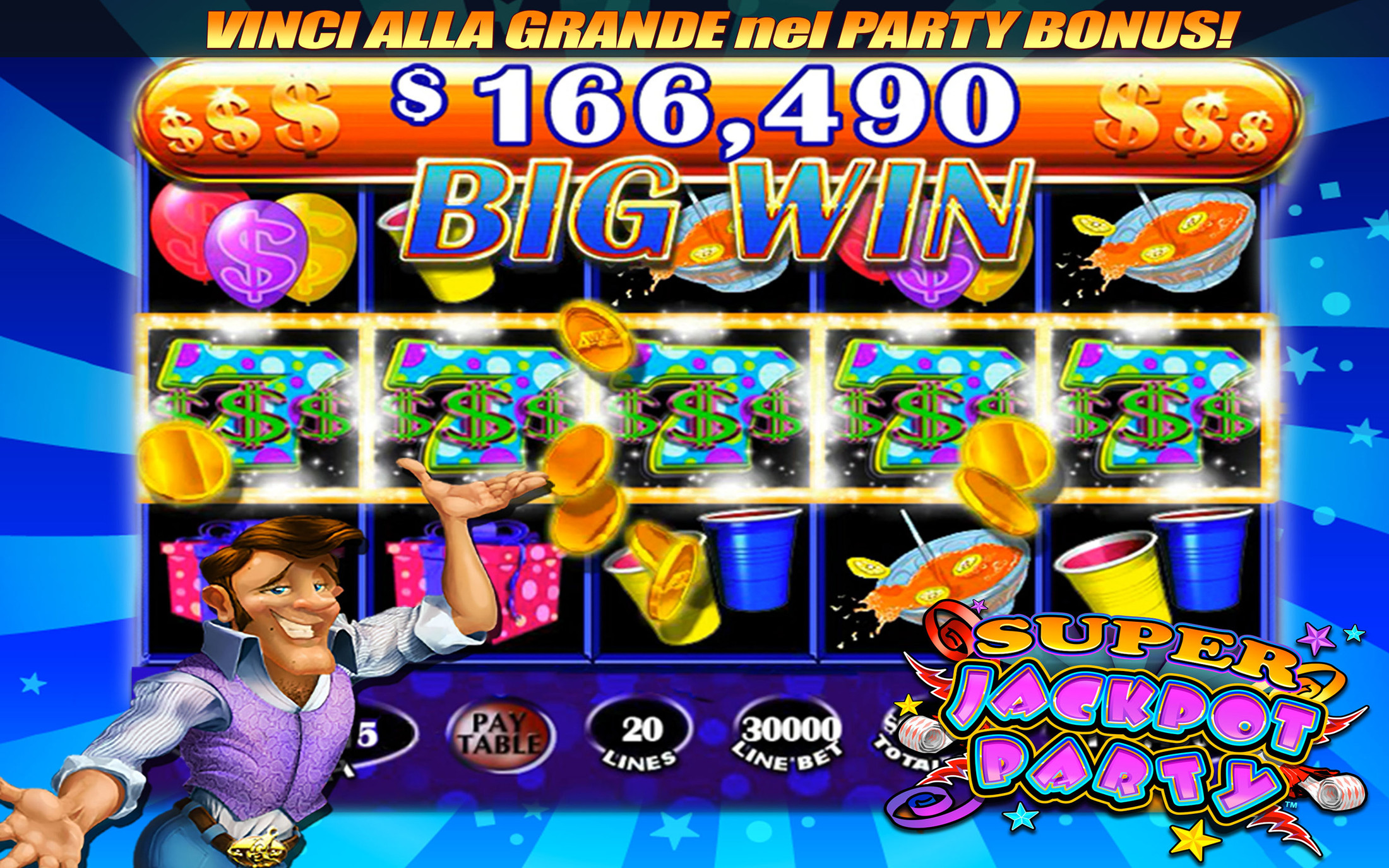 Jackpot Party Casino Slots - Free Vegas Slot Games HD: Amazon.it ...