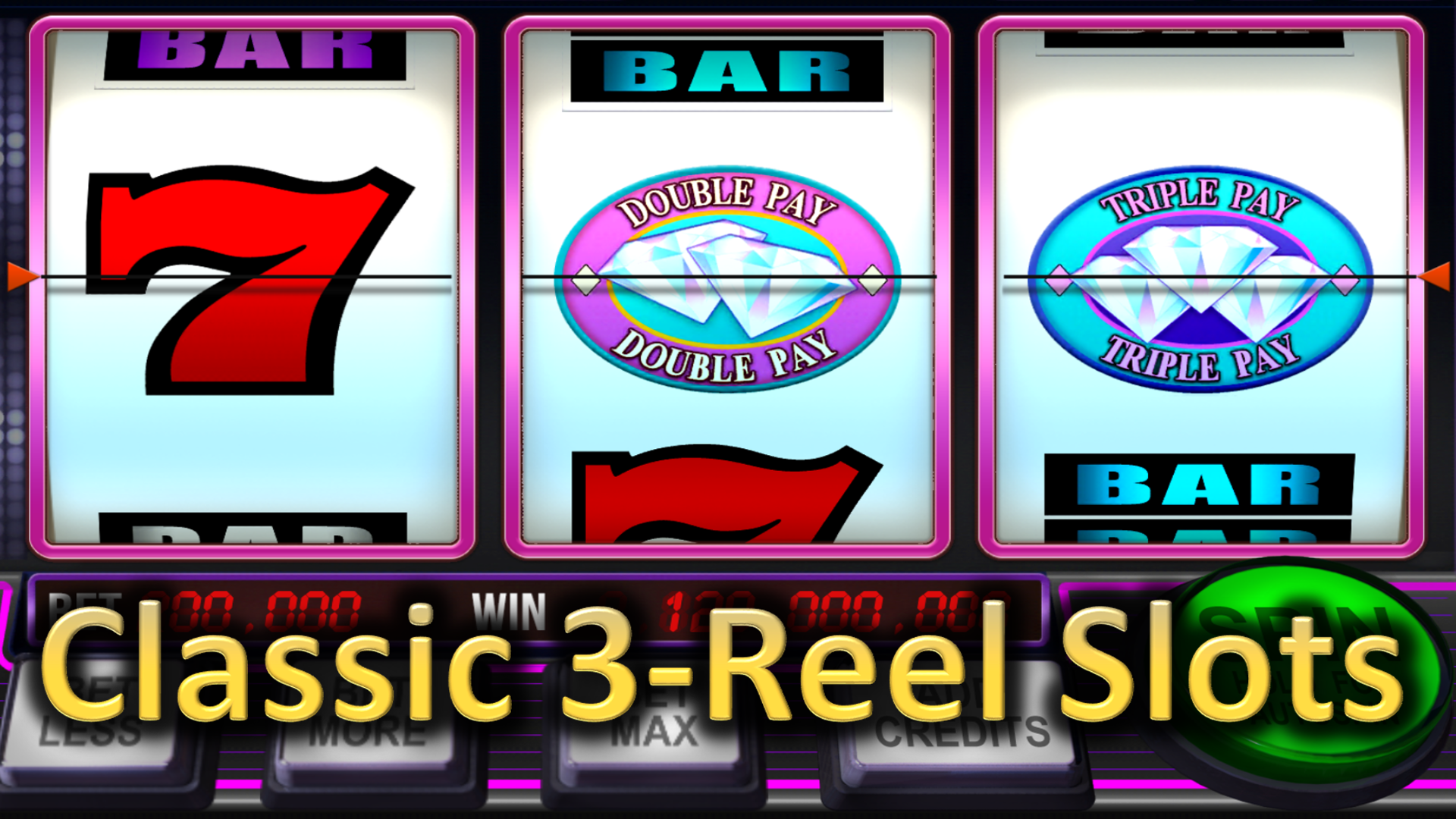 Vegas Diamond Slots - Free Classic 3-Reel Slot Machine Games - App on ...