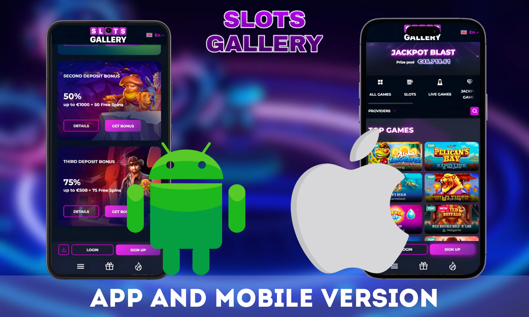 Slots Gallery Casino Australia | Login with Bonus up to A$750