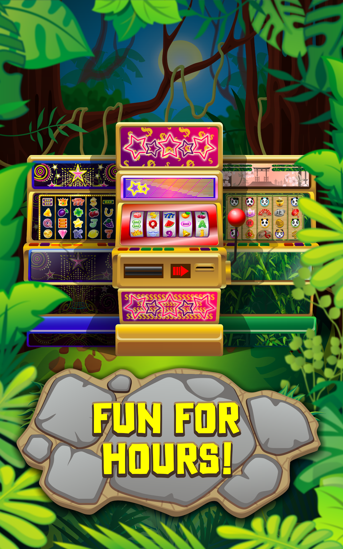 Chief Super Mega Gorilla Slots - Free Heart of Las Vegas Slot Machine ...