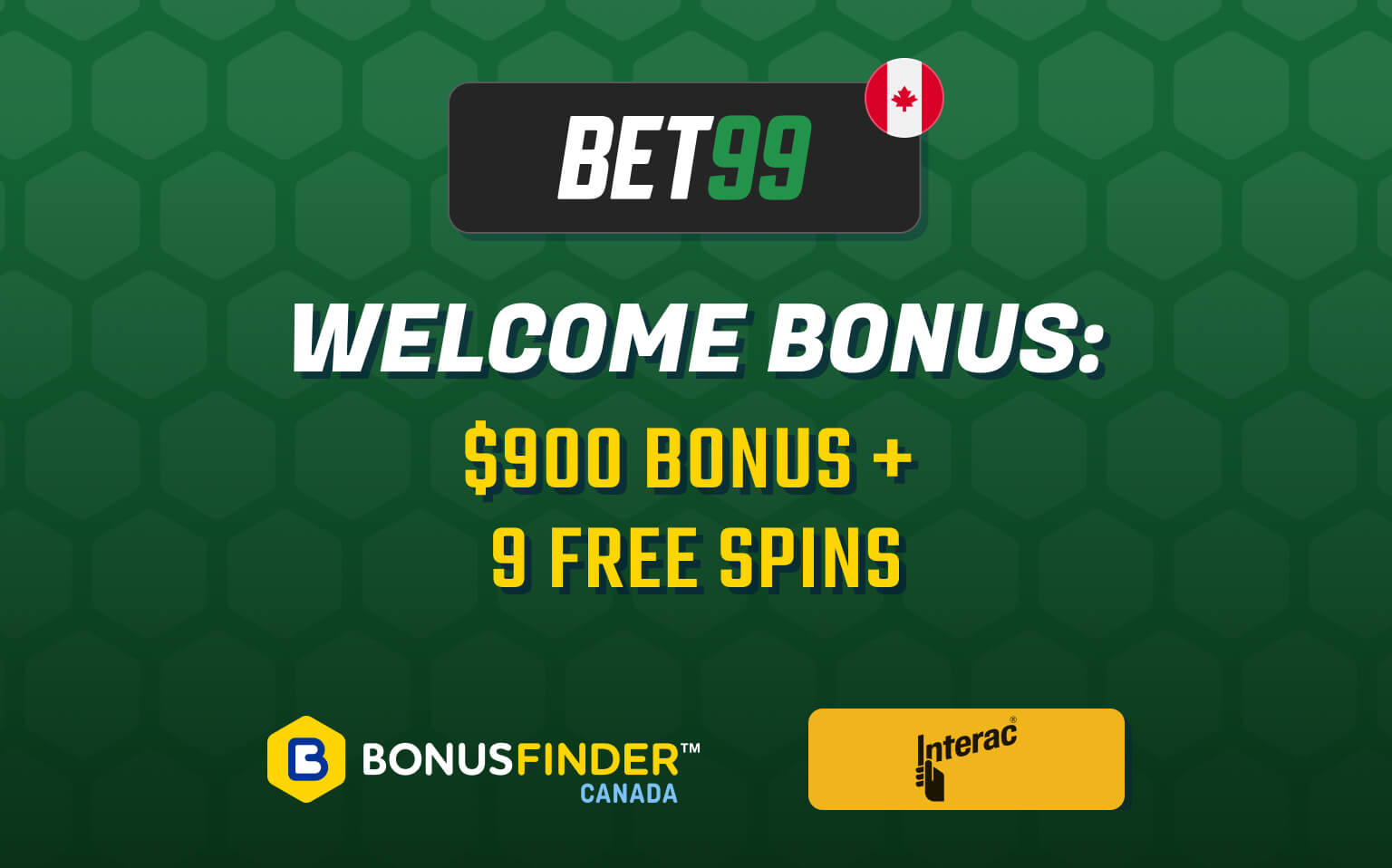 Bet99 Casino 🎖️ 10 No-Deposit Free Spins - Canada 2023
