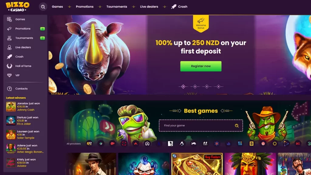 Bizzo Casino Free Spins Review NZ - Exciting Online Casino