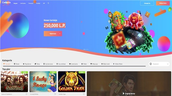Wejdź do fascynującego świata gier Cadoola Casino | VegasMaster