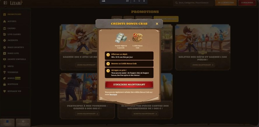 Lizaro Casino Avis : le nouveau casino en ligne sur le thème du western