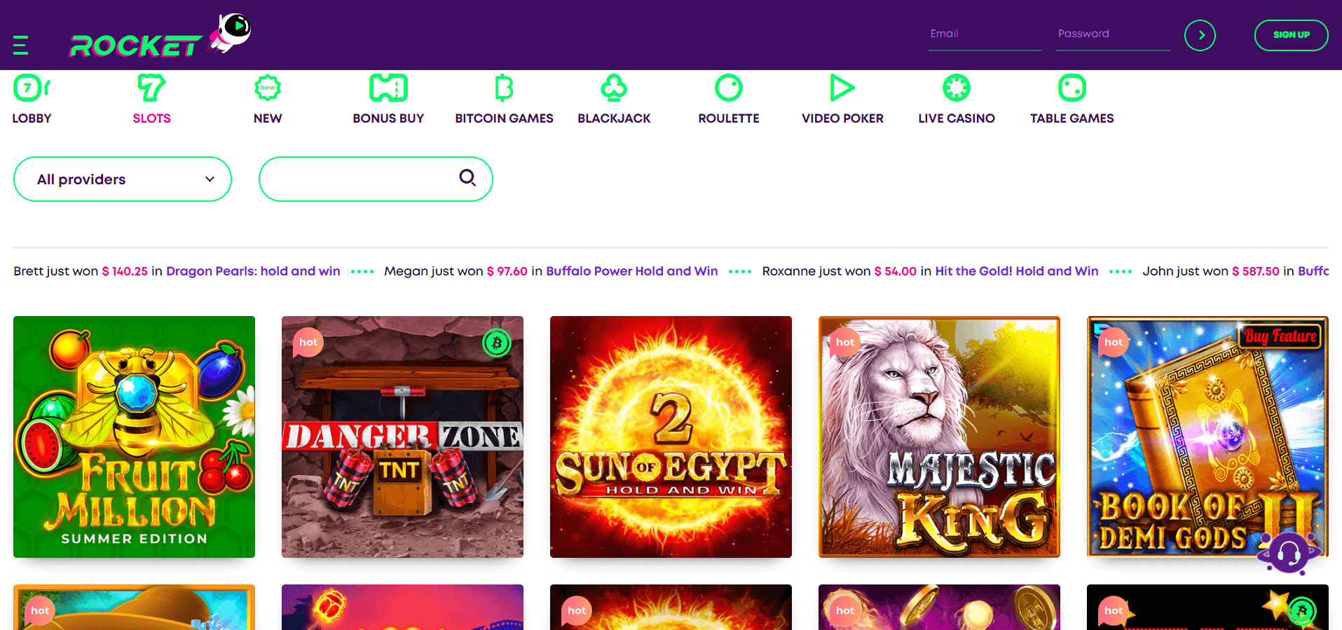 Casino Rocket Review 2025 » 100% up to €333 + 50 Free Spins 🎁